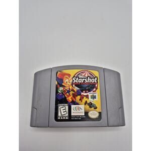 Starshot: Space Circus Fever (Nintendo 64, 1999) Authentic Cartridge Only Tested